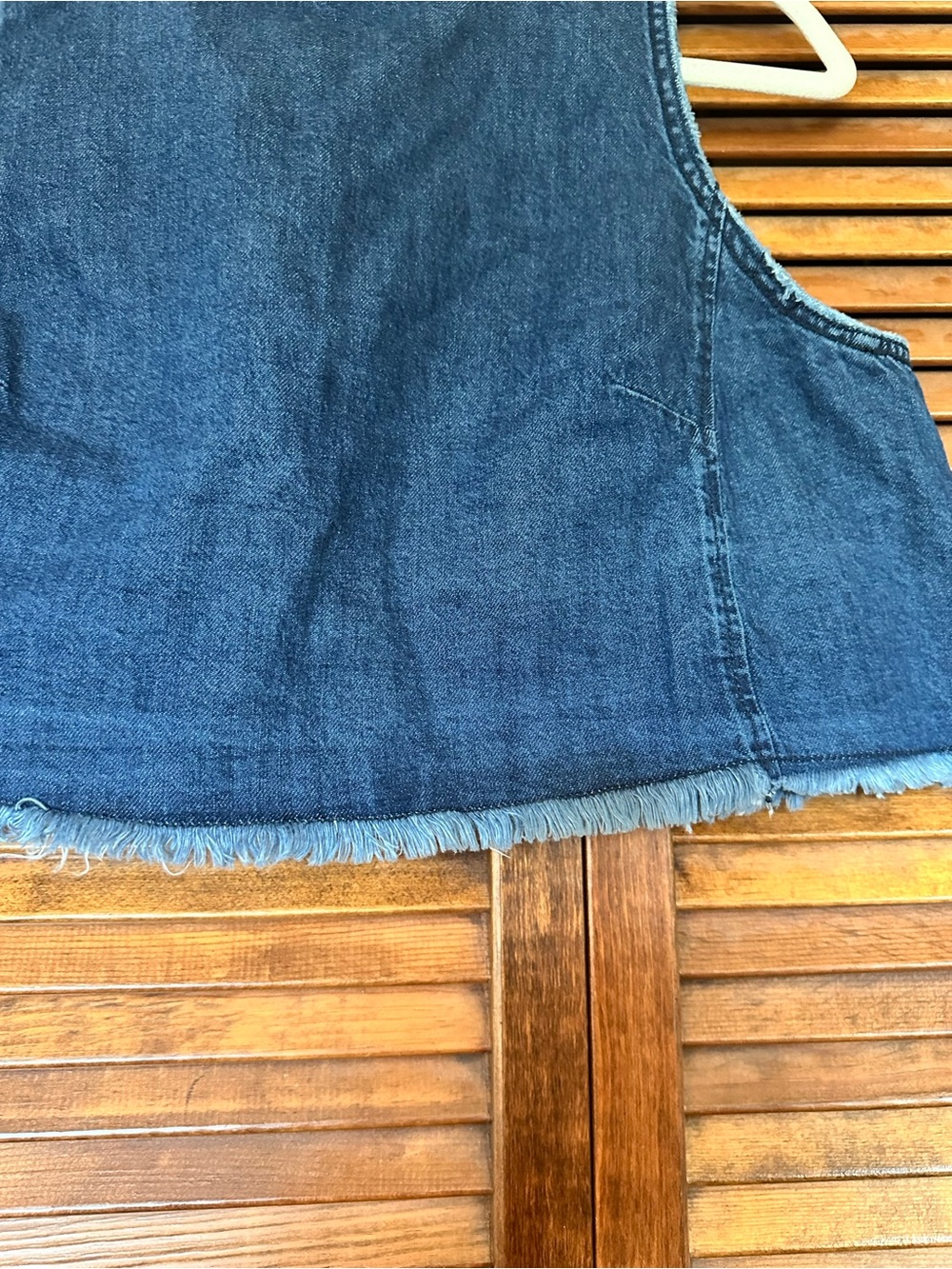 Pilcro for Anthropologie Denim Tie Back Crop Top size medium - Picture 8 of 12